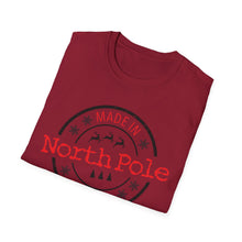Load image into Gallery viewer, Holiday - Made in The North Pole - soft-style t-shirt