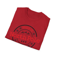Load image into Gallery viewer, Holiday - Made in The North Pole - soft-style t-shirt