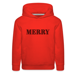Holiday - Merry - Kids‘ Premium Hoodie - red