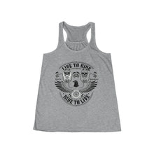 Load image into Gallery viewer, Tribute T - Women&#39;s Flowy Racerback Tank - Sunshine Family