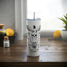 Load image into Gallery viewer, Tribute Tumbler - Skinny Steel Tumbler with Straw, 20oz - Sunshine Family
