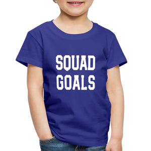 SQUAD GOALS Premium T-Shirt - royal blue