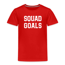 Load image into Gallery viewer, SQUAD GOALS Premium T-Shirt - red