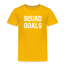 Load image into Gallery viewer, SQUAD GOALS Premium T-Shirt - sun yellow