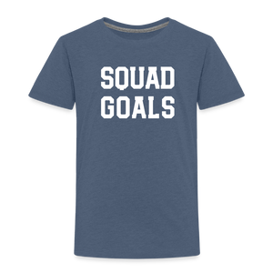 SQUAD GOALS Premium T-Shirt - heather blue