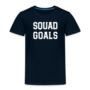 SQUAD GOALS Premium T-Shirt - deep navy