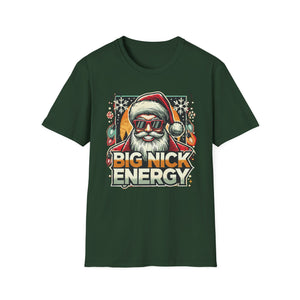 HOLIDAY - Santa Face Unisex T-Shirt 'Big Nick Energy'