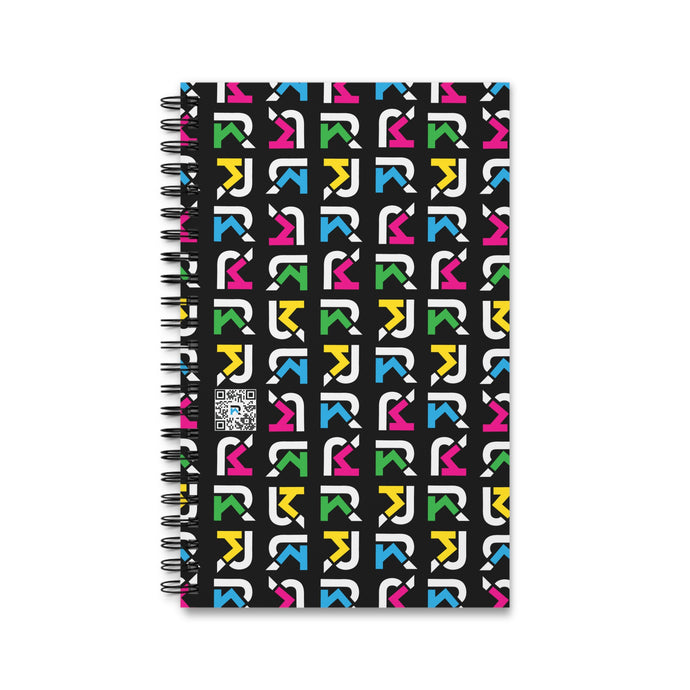 Raplor - Colorful Spiral Journal | Fun Notes, Creative Writing, Back to School Supplies, Gift for Artists, Trendy Stationery
