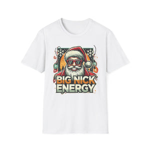 HOLIDAY - Santa Face Unisex T-Shirt 'Big Nick Energy'