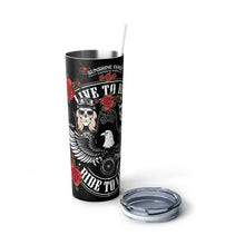 Load image into Gallery viewer, Tribute T - Skinny Steel Tumbler with Straw, 20oz