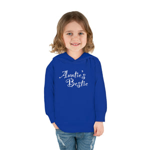 Auntie's Bestie - Toddler Pullover Fleece Hoodie