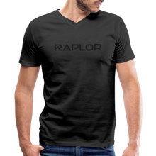 Load image into Gallery viewer, RAPLOR - Men&#39;s V-Neck T-Shirt - black