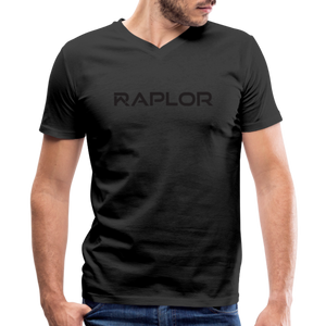RAPLOR - Men's V-Neck T-Shirt - black
