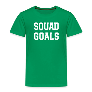 SQUAD GOALS Premium T-Shirt - kelly green